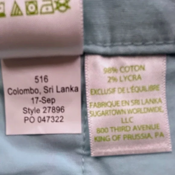 Lilly Pulitzer Scalloped Hem Shorts Tropical Print Size 10 NWOT Resort